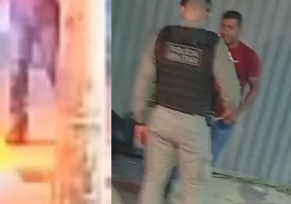 Homem é preso após ameaçar mulheres e ferir cadela durante incêndio criminoso em Maceió