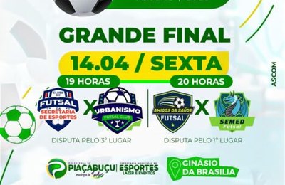Final da Copa de Futsal dos Servidores 2023, será nesta sexta-feira (14), em Piaçabuçu