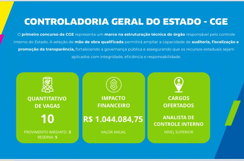 Paulo Dantas anuncia primeiro concurso da história da Controladoria-Geral