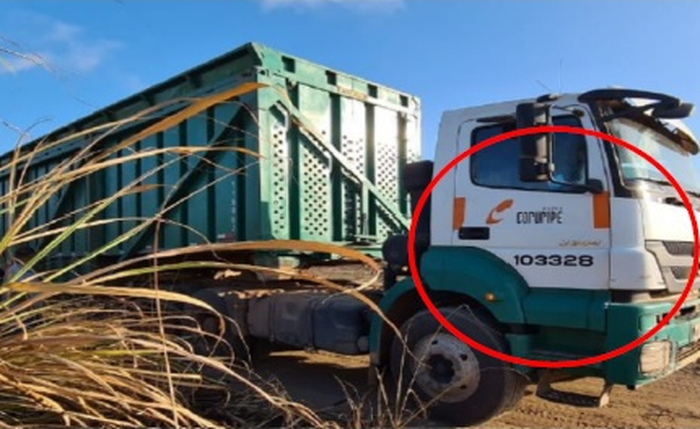 Herdeiros de JL denunciaram que caminhões da Usina Coruripé estavam retirando a cana de fazendas pertencentes à Usina Guaxuma