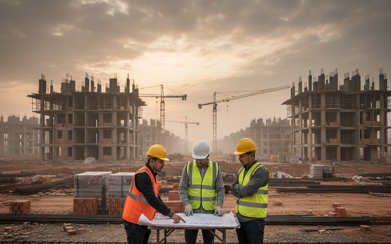 Confiança da construção recua 2,5 pontos em fevereiro e atinge 91,5 pontos, aponta FGV