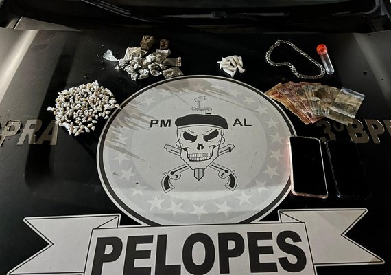 Tráfico de drogas é descoberto pela PM em Arapiraca após chamado de violência doméstica