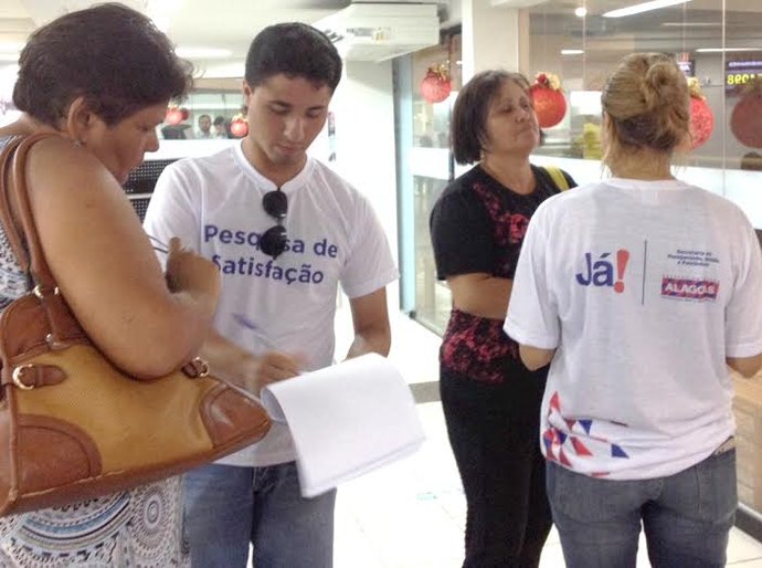 Centrais Já! de Atendimento ao Cidadão realizam pesquisa de satisfação