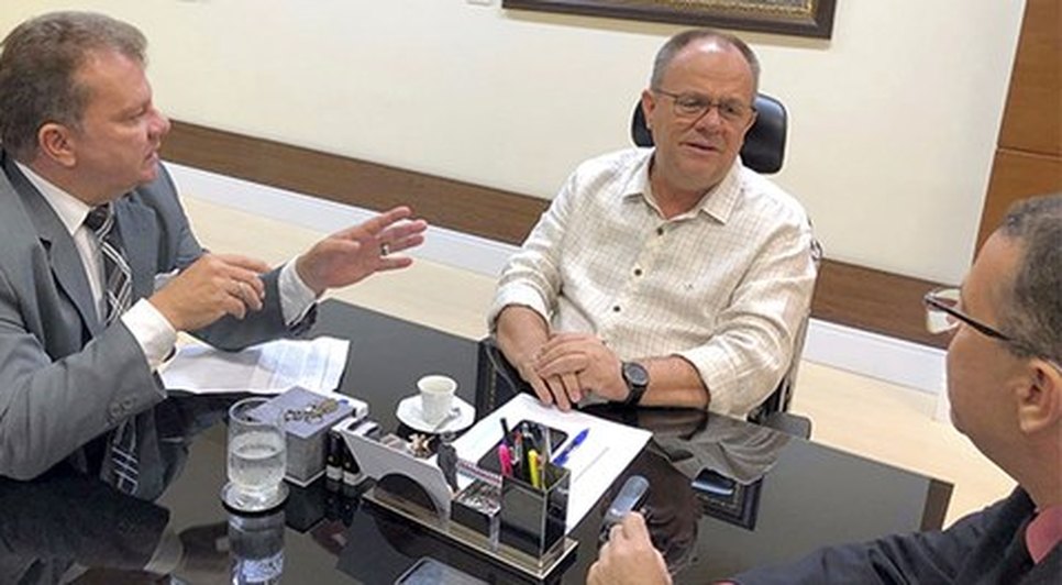 Presidente do TRE-SE reúne-se com o governador para tratar das Eleições 2018 / Foto: TRE/SE