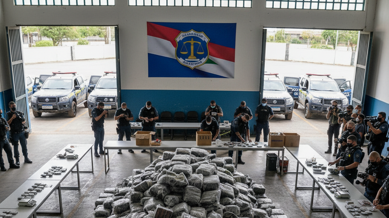 Polícia Civil amplia apreensões de drogas e registra avanço no combate ao tráfico em 2025