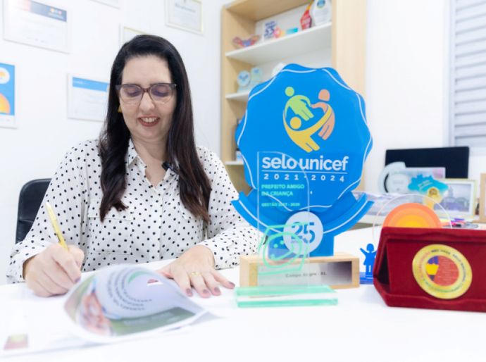 Município de Campo Alegre adere à nova edição do Selo Unicef edição 2025–2028
