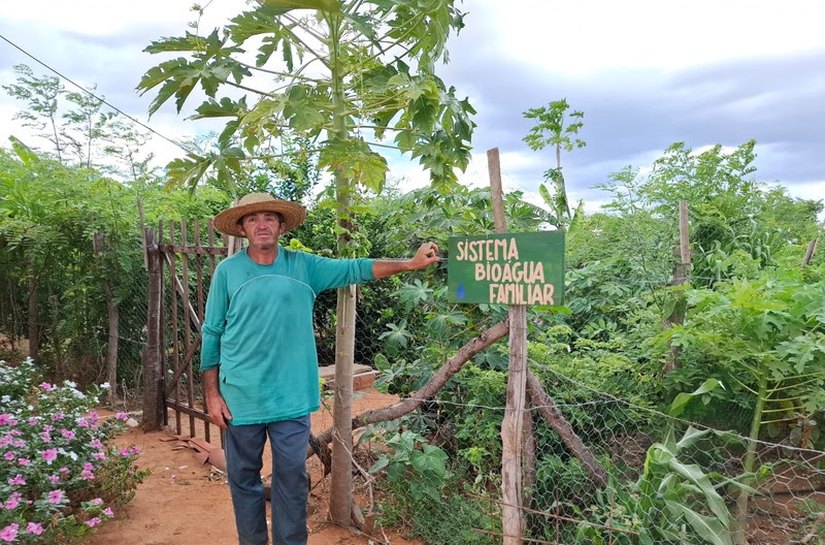 Com apoio do Banco do Nordeste, projeto de reuso de água cria quintais produtivos no agreste alagoano