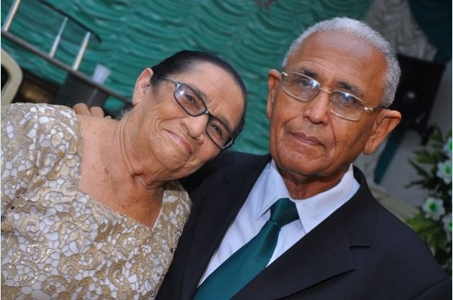 Pastor José Neco e sua esposa Francisca Cavalcante