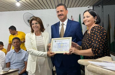 Marlan Ferreira recebe título de Cidadão Honorário de Palmeira dos Índios