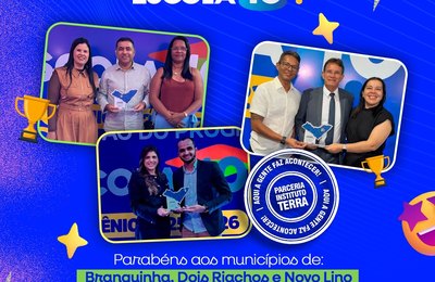 Instituto Terra celebra premiação de municípios parceiros no Escola 10