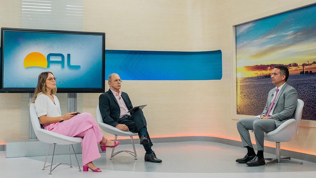 “Vamos entregar todas as obras estruturantes pactuadas”, assegurou Paulo Dantas, em entrevista à TV Gazeta