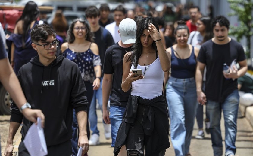 73,4% candidatos compareceram ao primeiro dia de provas