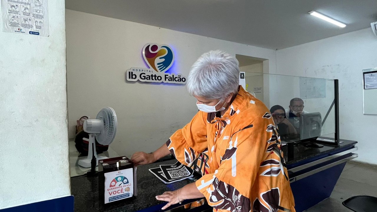 Hospital Ib Gatto Falcão implanta Alagoas Digital para avaliar serviços prestados pela unidade