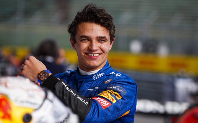 Lando Norris vai usar capacete personalizado de bola de basquete no GP de Miami