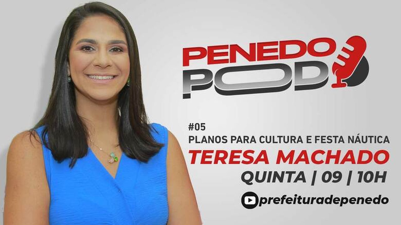 Nova Secretária de Cultura será a entrevistada do PENEDO POD desta quinta, 09