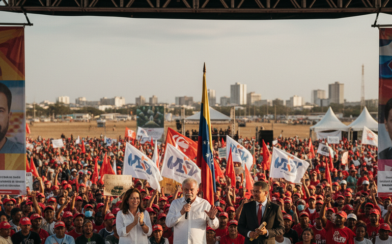 MST confirma presença de Lula e Janja em encontro nacional com ato de apoio à Venezuela