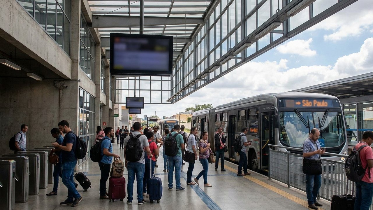 Terminal BRT Metropolitano passa a ter opção de embarque para São Paulo