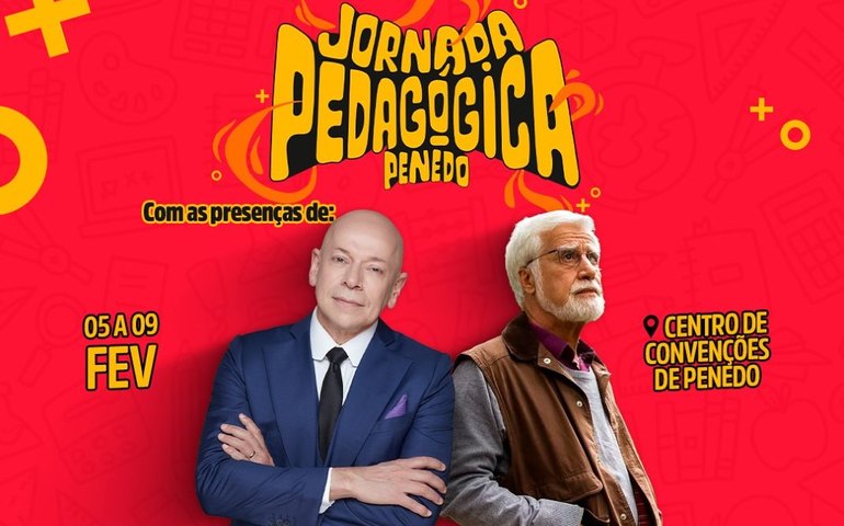 Jornada Pedagógica 2024 da Semed traz Leandro Karnal e José Pacheco para Penedo