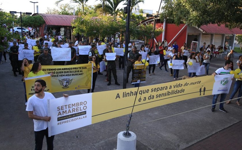 Setembro Amarelo: Arapiraca promove “Caminhada pela Vida” nesta terça (10)