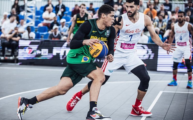 Seleção brasileira perde para Bélgica e dá adeus ao Mundial de Basquete 3×3