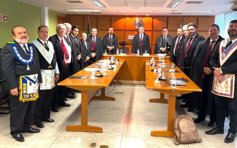 José Firmino participa em Brasília da posse do presidente e vice- presidente do Colendo Superior Tribunal Eleitoral Maçônico