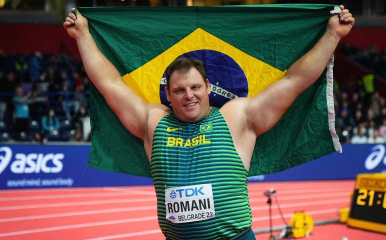 Darlan Romani mostra alívio após ganhar o ouro: ‘o muro foi derrubado’