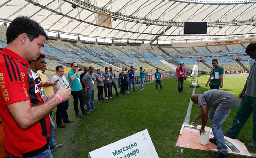 Maracanã recebe alunos do Projeto Gramados