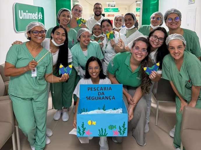 Ação junina reforça cultura de segurança do paciente entre colaboradores da Unimed