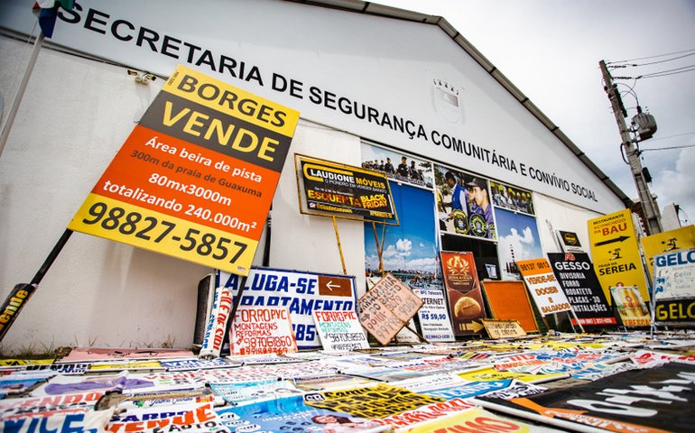 Convívio Social retira 370 publicidades irregulares em menos de três meses