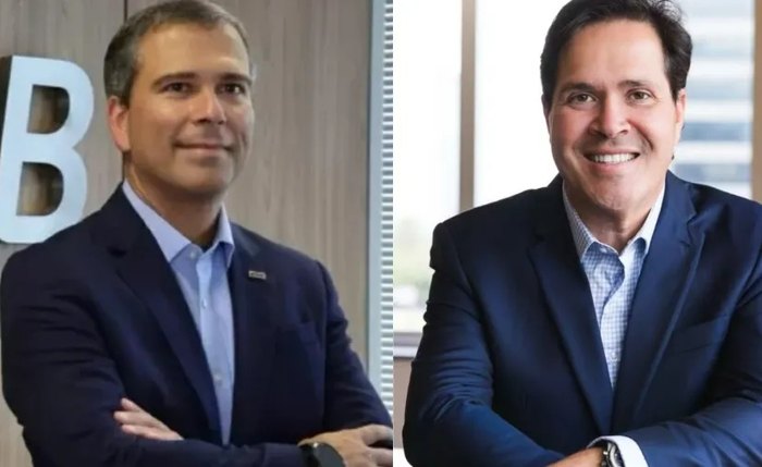 O ex-presidente do BRB Paulo Henrique Costa e o advogado Daniel Monteiro, presos hoje pela Polícia Federal