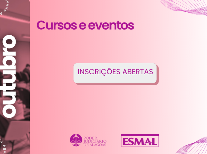 Esmal divulga programação de cursos e eventos para o mês de outubro