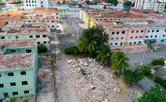 Imagem desoladora: Pinheiro, Mutange, Bebedouro e Bom Parto no período da demolição
