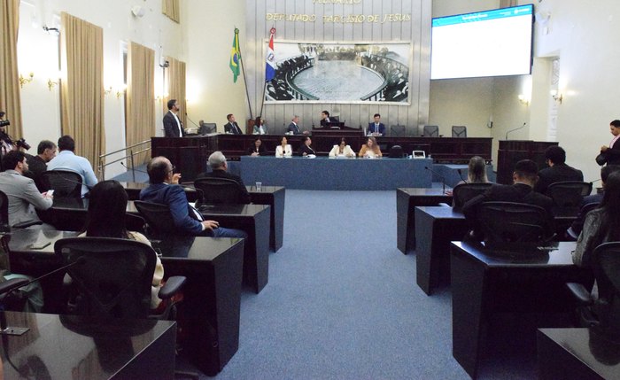 Audiência pública foi conduzida pelo deputado Breno Albuquerque, presidente da Comissão de Orçamento da ALE