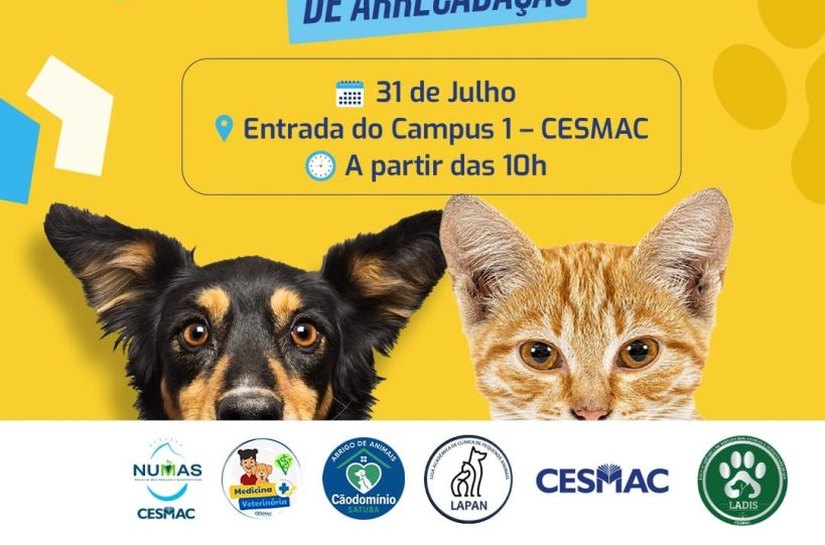Cesmac promove Feira de Adoção no Dia do Vira-Lata