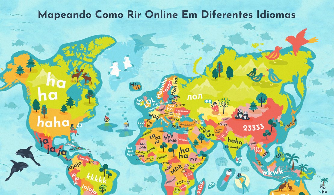 Conheça as risadas online mais comuns e as mais criativas em diferentes idiomas do mundo