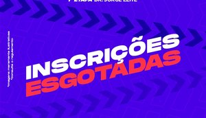 esgotadas inscrições / Foto: Reprodução