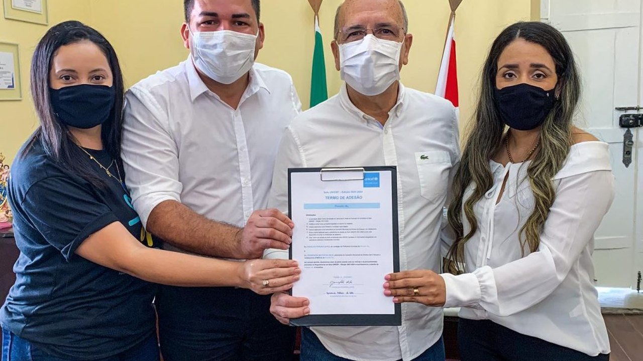 Penedo está confirmado entre os municípios habilitados ao Selo UNICEF 2021-2024