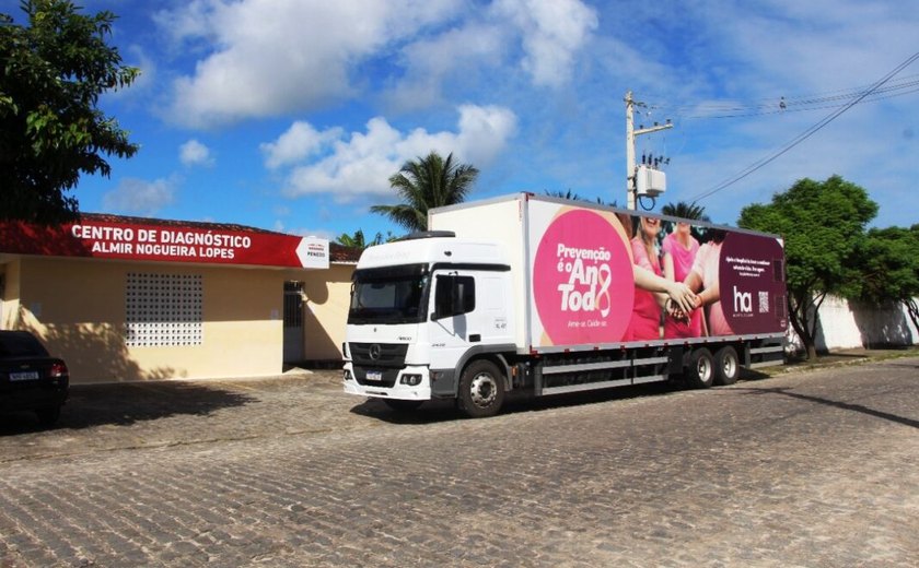 Carreta do Amor proporciona exames de mamografia e citologia para mulheres de Penedo