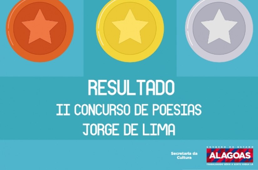Secult divulga resultado do II Concurso de Poesia Jorge de Lima