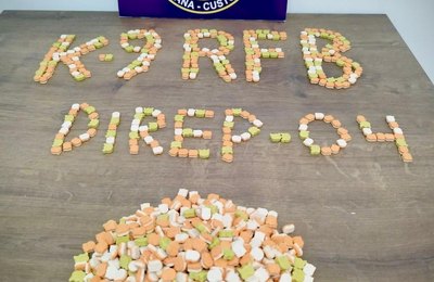 Receita Federal apreende mil comprimidos de ecstasy em transportadora no Grande Recife