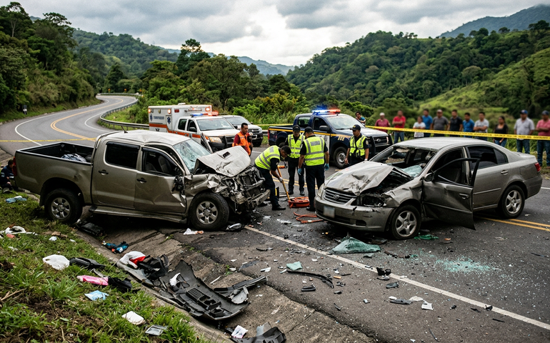 Acidente com múltiplos veículos deixa quatro mortos na Guatemala