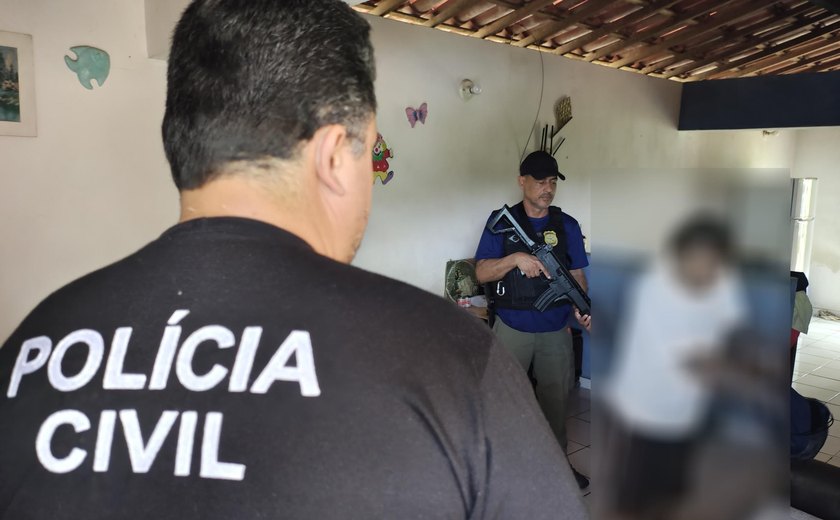 Polícia Civil prende em Água Branca servidor público condenado por crimes de estupro