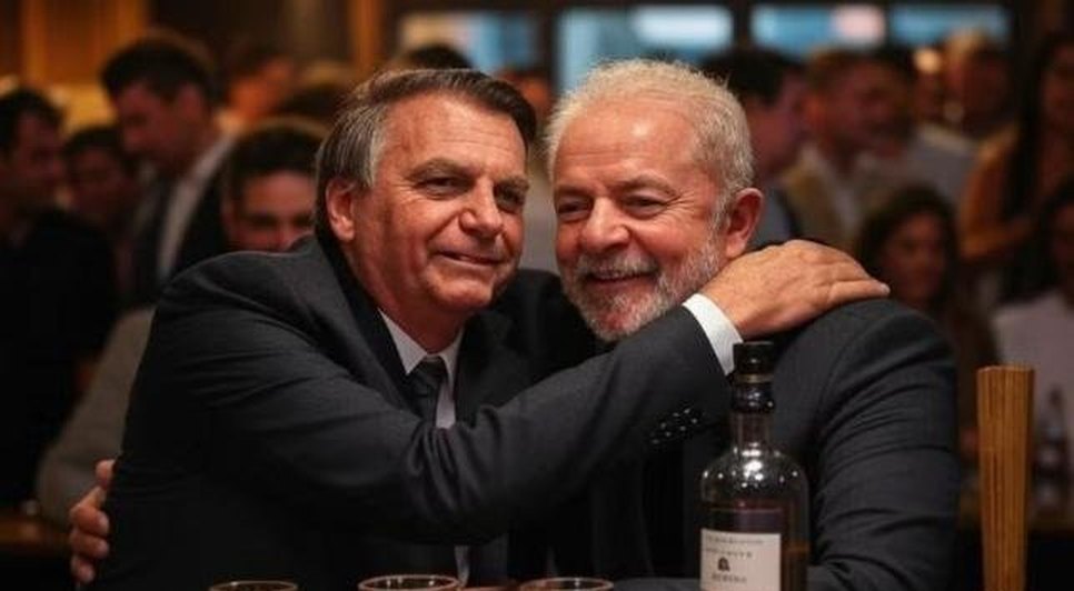 Lula e Bolsonaro por IA. / Foto: Reprodução/Redes Sociais