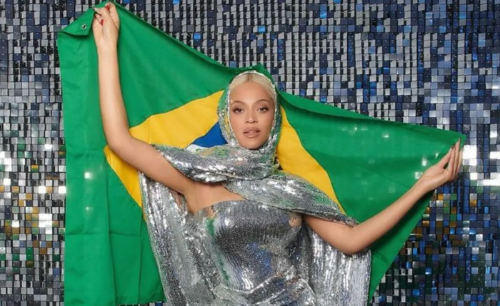 Beyoncé em passagem pelo Brasil