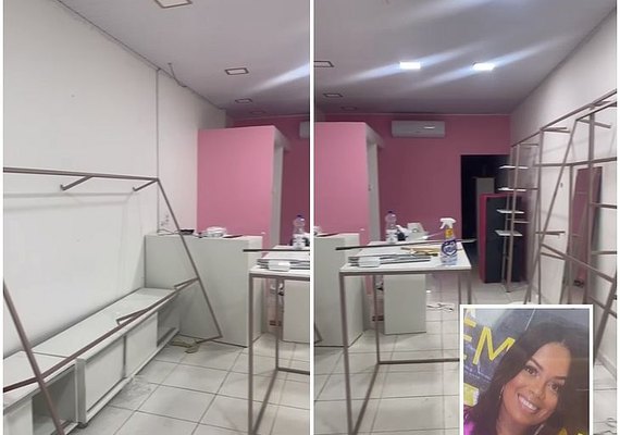 Loja e casa de mulher morta pelo marido em Murici foram esvaziadas após crime