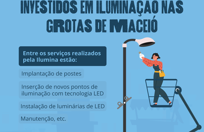 Brota na Grota: investimento com iluminação nas comunidades ultrapassa os R$ 3 milhões