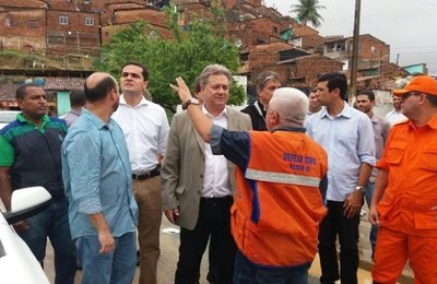 Equipe do Ministério das Cidades visita áreas afetadas pelas chuvas