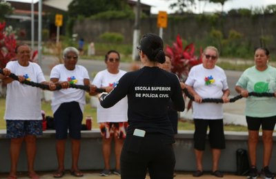 Polícia Civil promove evento “50+ funcional” no bairro de Santa Amélia, em Maceió