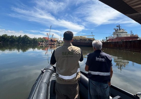 Rio interdita estaleiro que fazia desmanche ilegal de navios