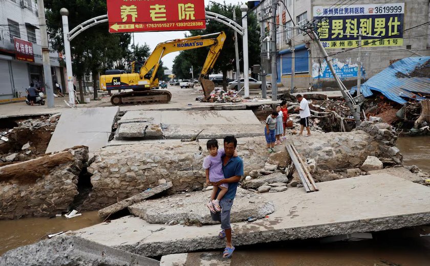 Subsidiência em cidades chinesas coloca milhões em risco de inundações